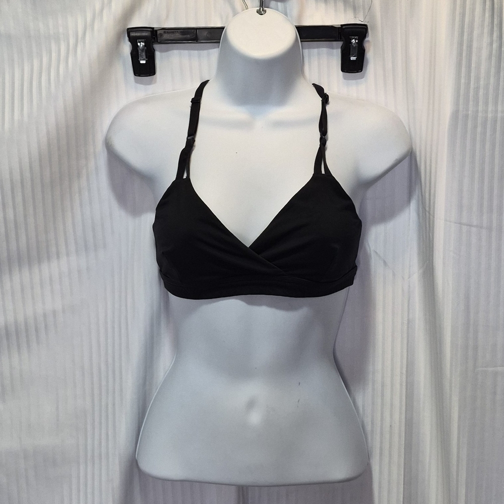 Lululemon Size Sm Stretch Wireless Black Bralette with Adjustable Straps - Picture 2 of 6